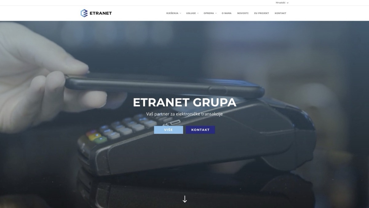 etranet.hr website screenshot