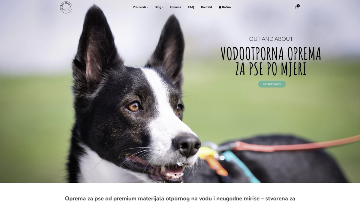 outandabout.hr website screenshot